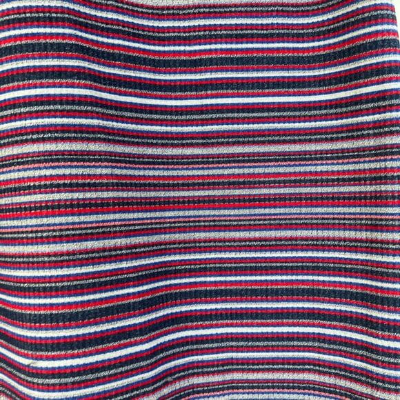 Zara Trafaluc Multicolored Striped Dress w/ Collar - Picture 5 of 6